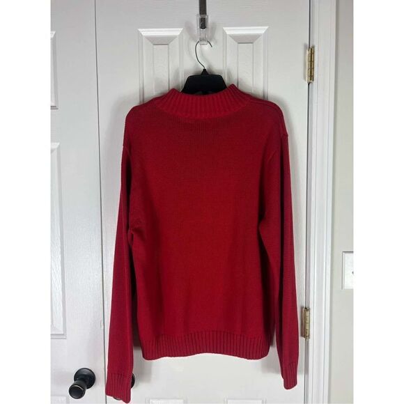 NWT Chaps Mens Red Sweater Size XL - Picture 3 of 3
